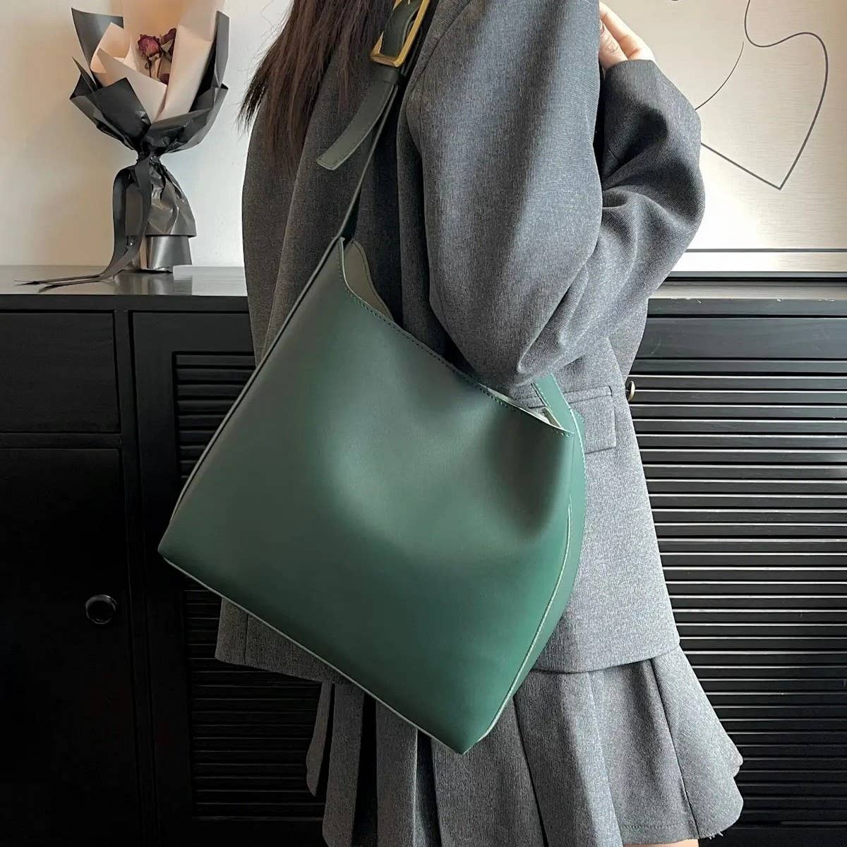 Cwab4831_Casual Simple Two-Piece Shoulder Messenger Bag