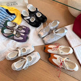 SHEEPSKIN LACE UP SPORTY MARY JANE SHOES_CWSHF0111