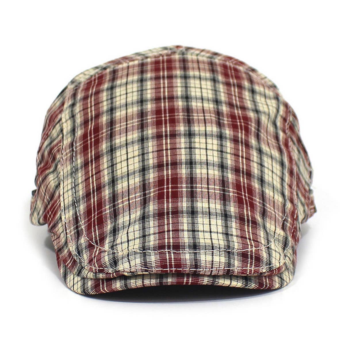 2024 NEW RETRO PLAID CASUAL BERET_CWAB2925