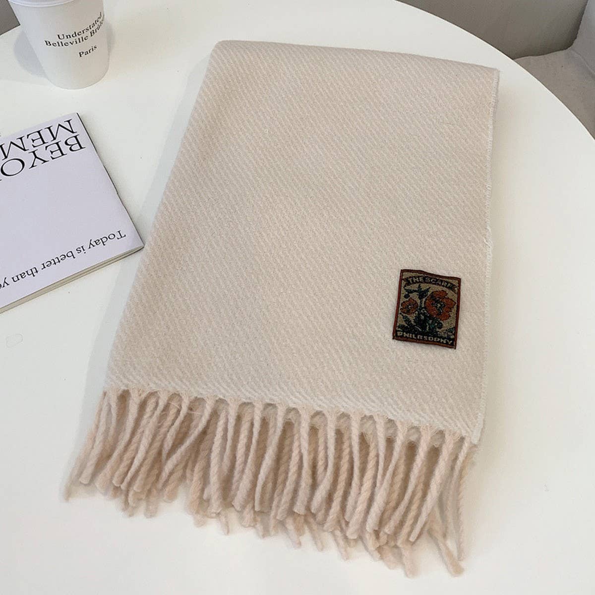 Winter Solid Acrylic Blend Scarf Neckwarmer_Cwasc2298