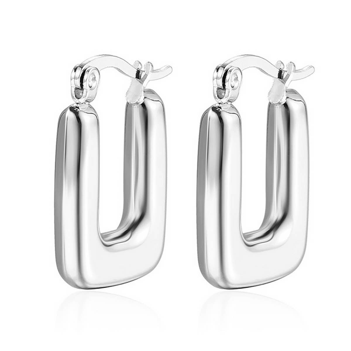 Women Luxury Hypoallergenic Thick Ring Earrings