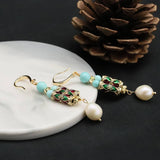 HIGH END VINTAGE PEARL EARRINGS FOR WOMEN_CWAJE3789