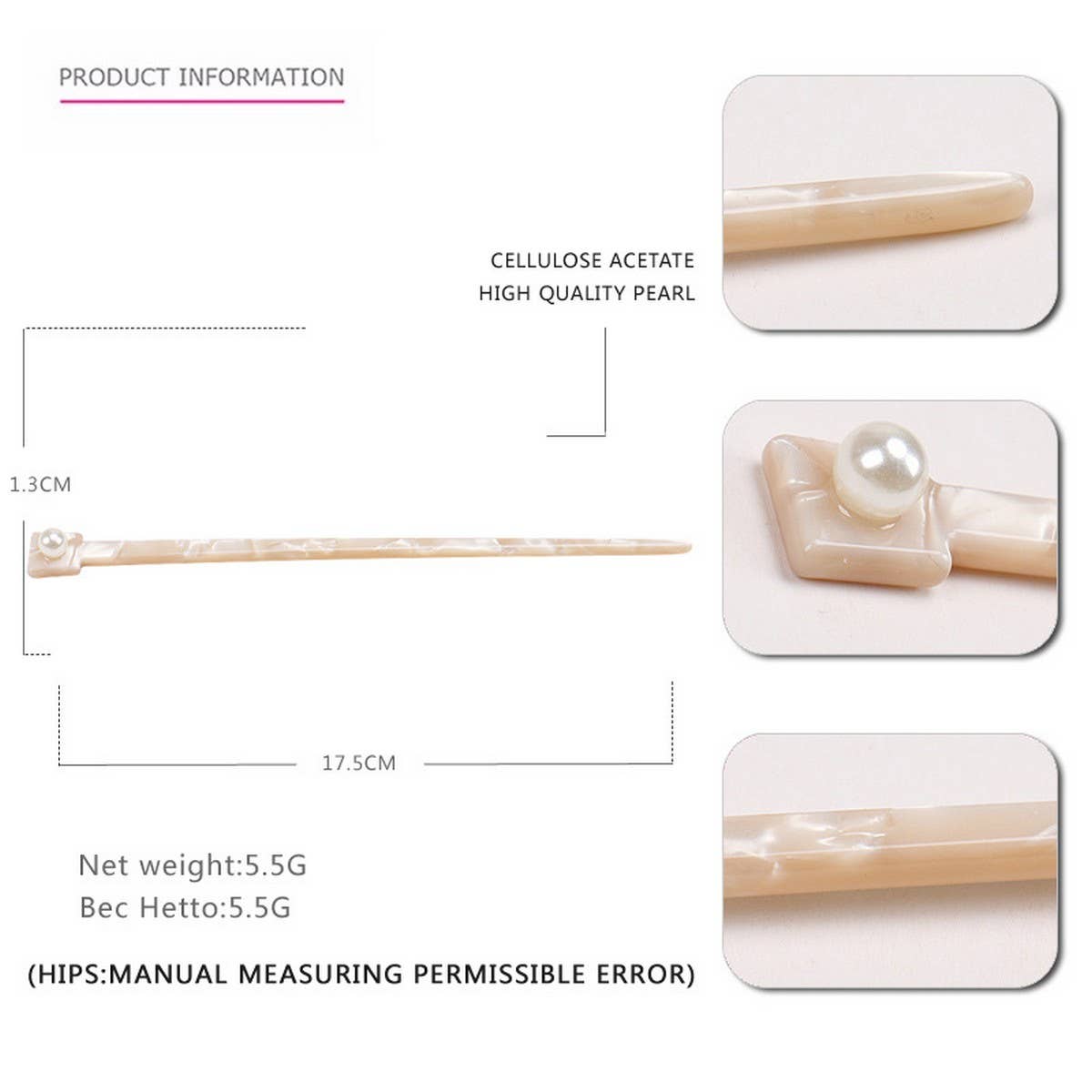 ACETATE HAIRPIN WITH A STRAIGHT HAIRPIN_CWAHA4229