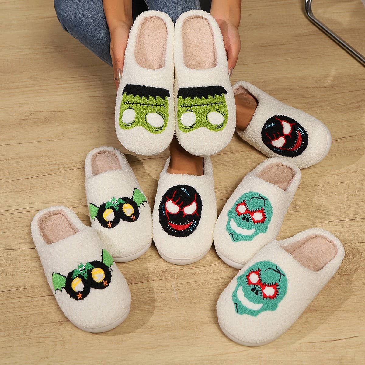 HALLOWEEN COTTON SLIPPER HOME INDOOR WARM SLIPPERS_CWSHS0849