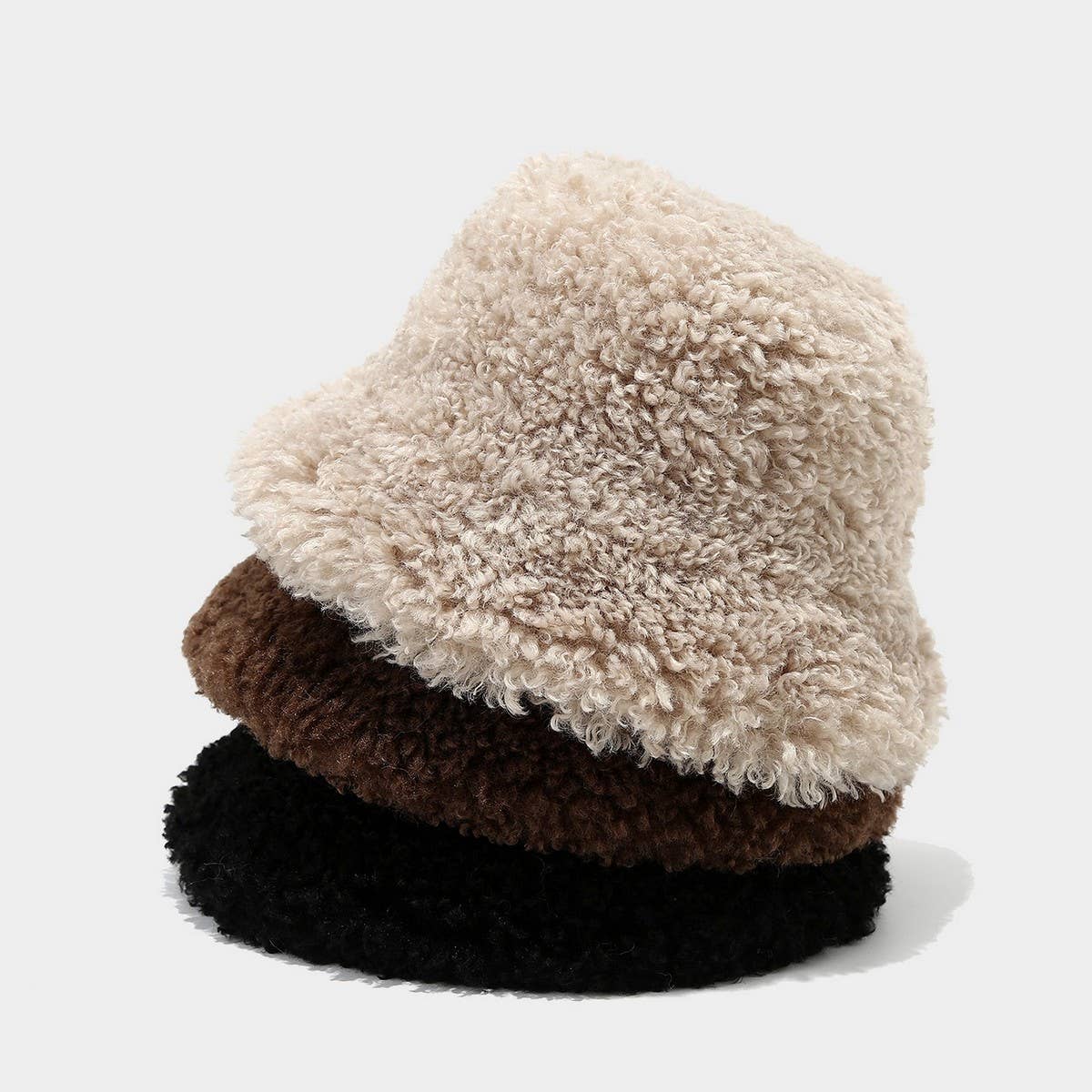 Plain Casual Bucket Hat Women Winter Sun_Cwah04647