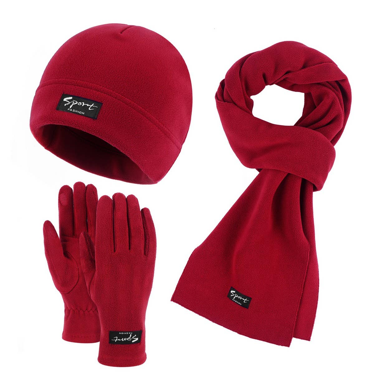Winter Outdoor Cold-Proof Hat Three-Piece Set_Cwmm2784