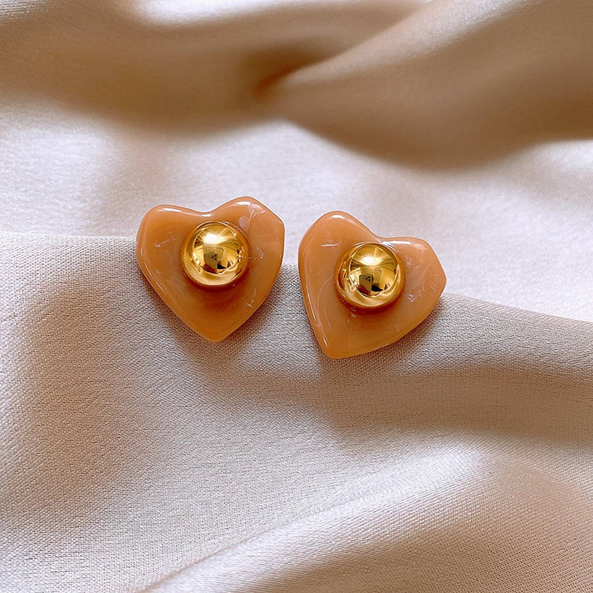 LOVE ROUND BEADS ELEGANT AND FASHIONABLE EARRINGS_CWAJE2360