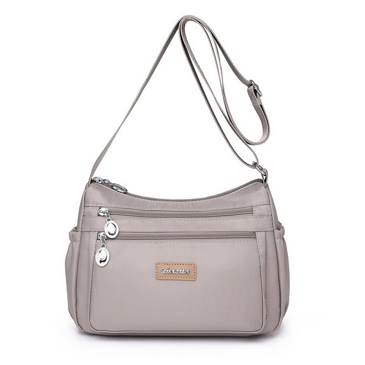 MULTI COMPARTMENT NYLON SHOULDER AND CROSSBODY BAG_CWASC1759