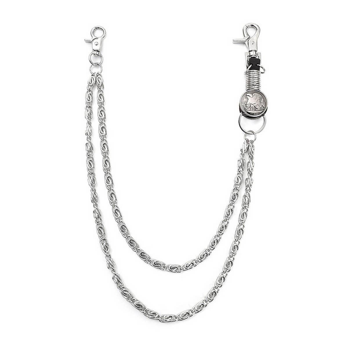 FASHIONABLE SMALL MULTI LAYERED CHAIN JEANS CHAIN_CWMM4835