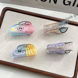 CUTE SMILING DOG TRANSPARENT HAIR CLAW FOR GIRLS_CWAHA6025