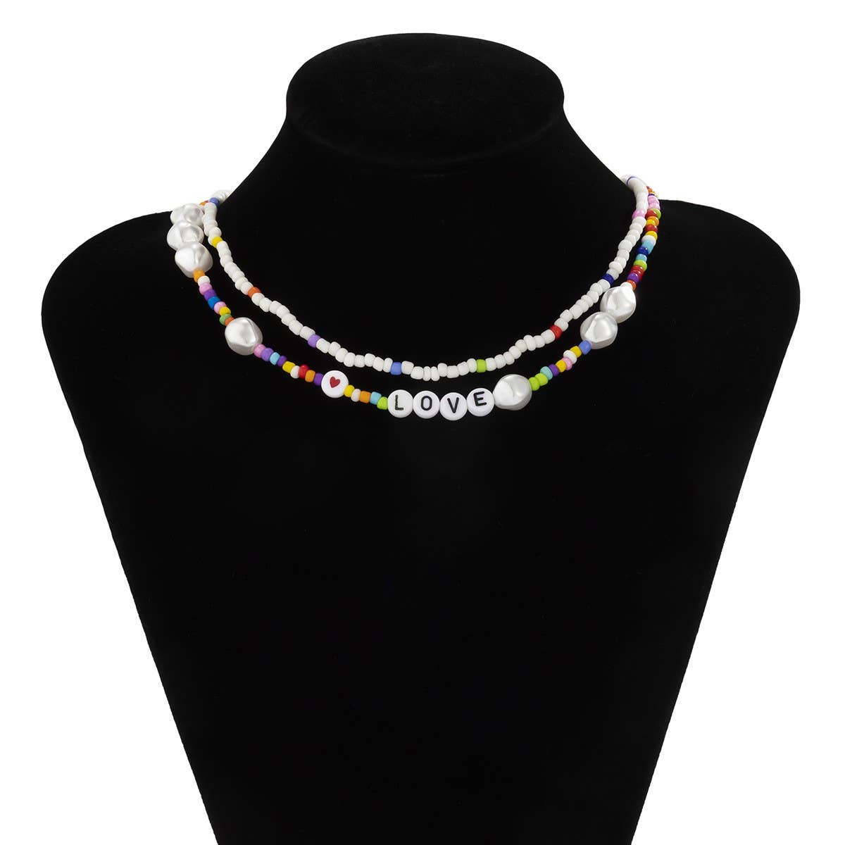 CREATIVECOLOR SPECIAL SHAPED LETTER NECKLACE_CWAJE1494