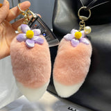PINK SMALL TAIL CAR KEYCHAIN PENDANT ACCESSORIES_CWMM2600