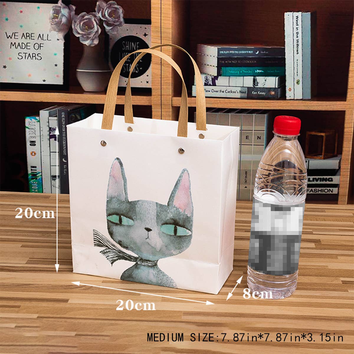 INS STYLE SMALL FRESH CAT PAPER HANDBAG GIFT BAG_CWMM1036