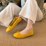 Yellow Platform Slip-On Loaf Vintage Style_Cwshf0142