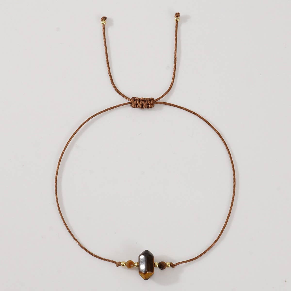 AMETHYST SEMI PRECIOUS GEMSTONE BRACELET_CWAB4642