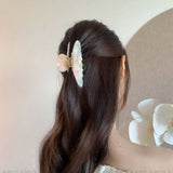 Cwaha4493_Female Back Of Head Shark Clip Simple Hair Clip