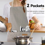 Cwmm1812_Striped Pocket Apron For The Working Household