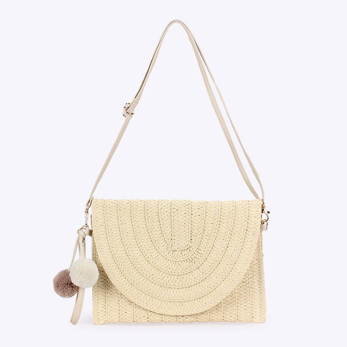 HIGH END SIMPLE VERSATILE HAND WOVEN BAG_CWAB4693