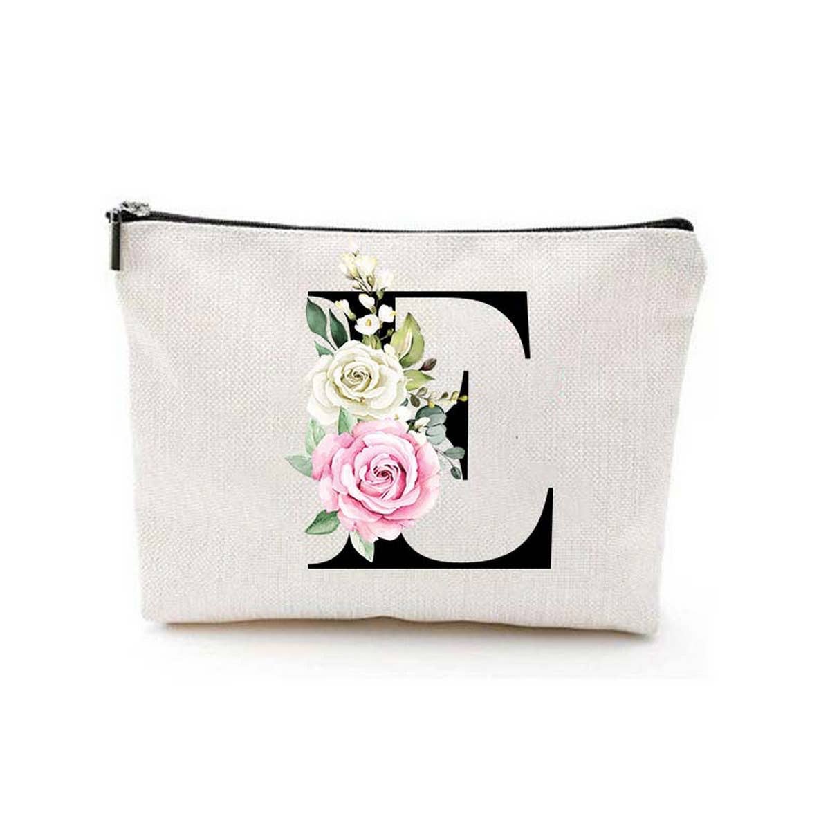 SIMPLE DOUBLE SIDED PRINTED ZIPPER COSMETIC BAG_CWAB2251