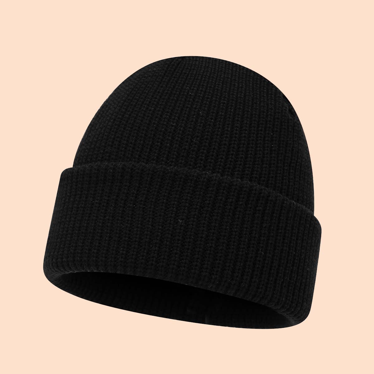 Vintage Knit Dome Skull Cap Warm Short Beanie Hat_Cwah04690