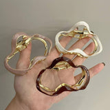 Niche Retro Cloud Solid Color Hair Clip_Cwaha1283