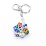 COLORFUL CRYSTAL FLOWER KEYCHAIN_CWMM1566