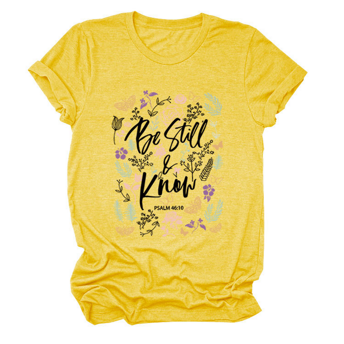 Womens Faith Tee, Be Still And Know_Cwtts1480
