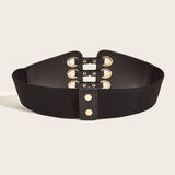 RETRO RIVET HOLLOW WIDE GIRDLE BELT_CWABE0446