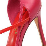 NEW POINTY COLOR MATCHING HOLLOW HIGH HEELS_CWSHH0054