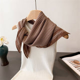 Elegant Polka Dot Herringbone Cotton Neck Scarf_Cwasc03432