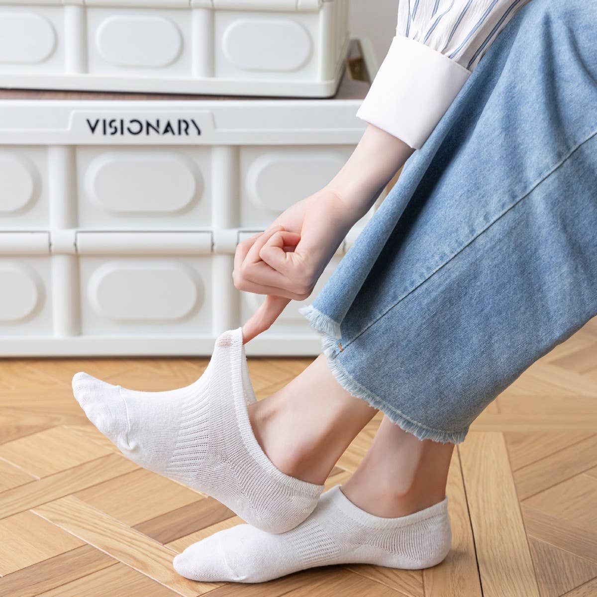 Women'S Solid Color Shallow Invisible Boat Socks_Cwms2022