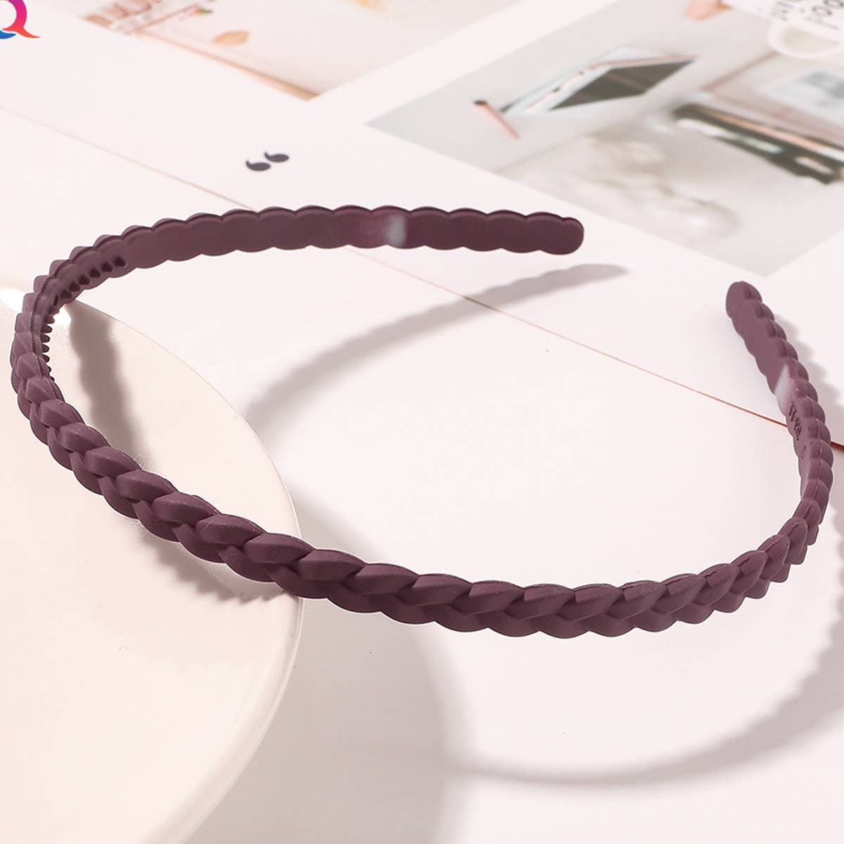BRAIDED DESIGN HEADBAND_CWAHA0216
