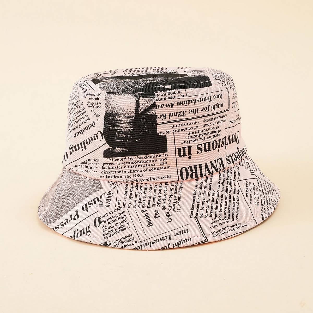 FASHION GRAFFITI WASHED SUN BUCKET HAT_CWAH1424