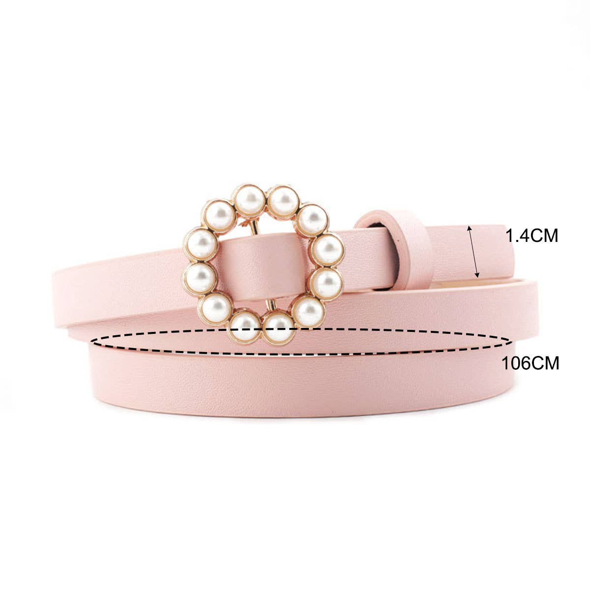 PEARL BUCKLE SLENDER BELT FOR DRESSES_CWABE0196