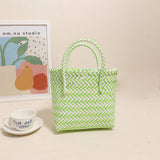 Versatile Portable Plastic Woven Bag_Cwab1874