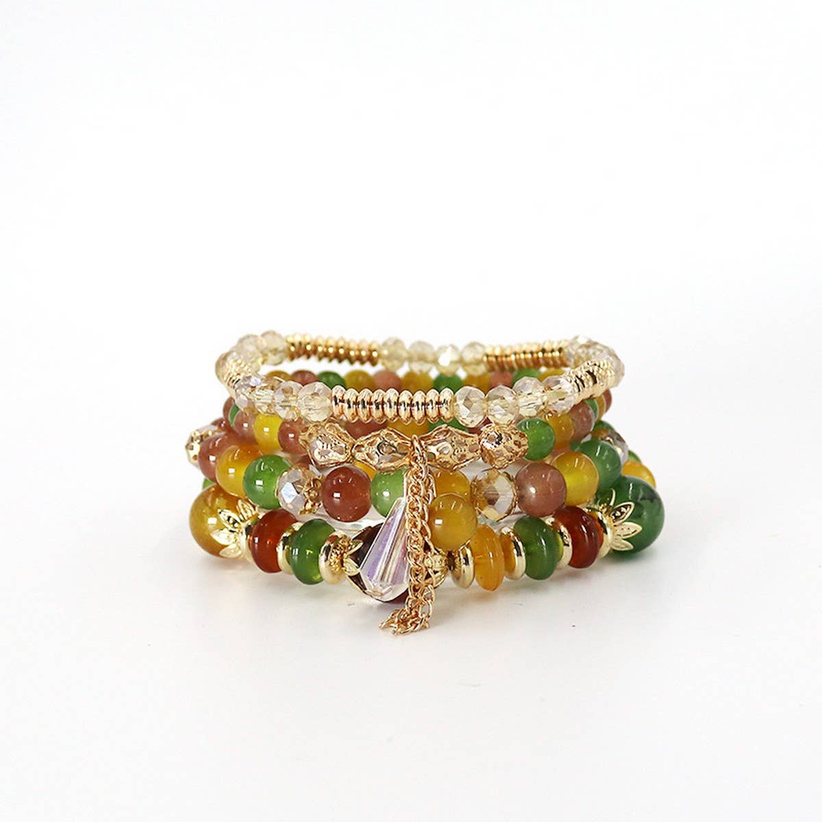 MULTI LAYERED CRYSTAL BRACELET EXOTIC SET_CWAJE1250