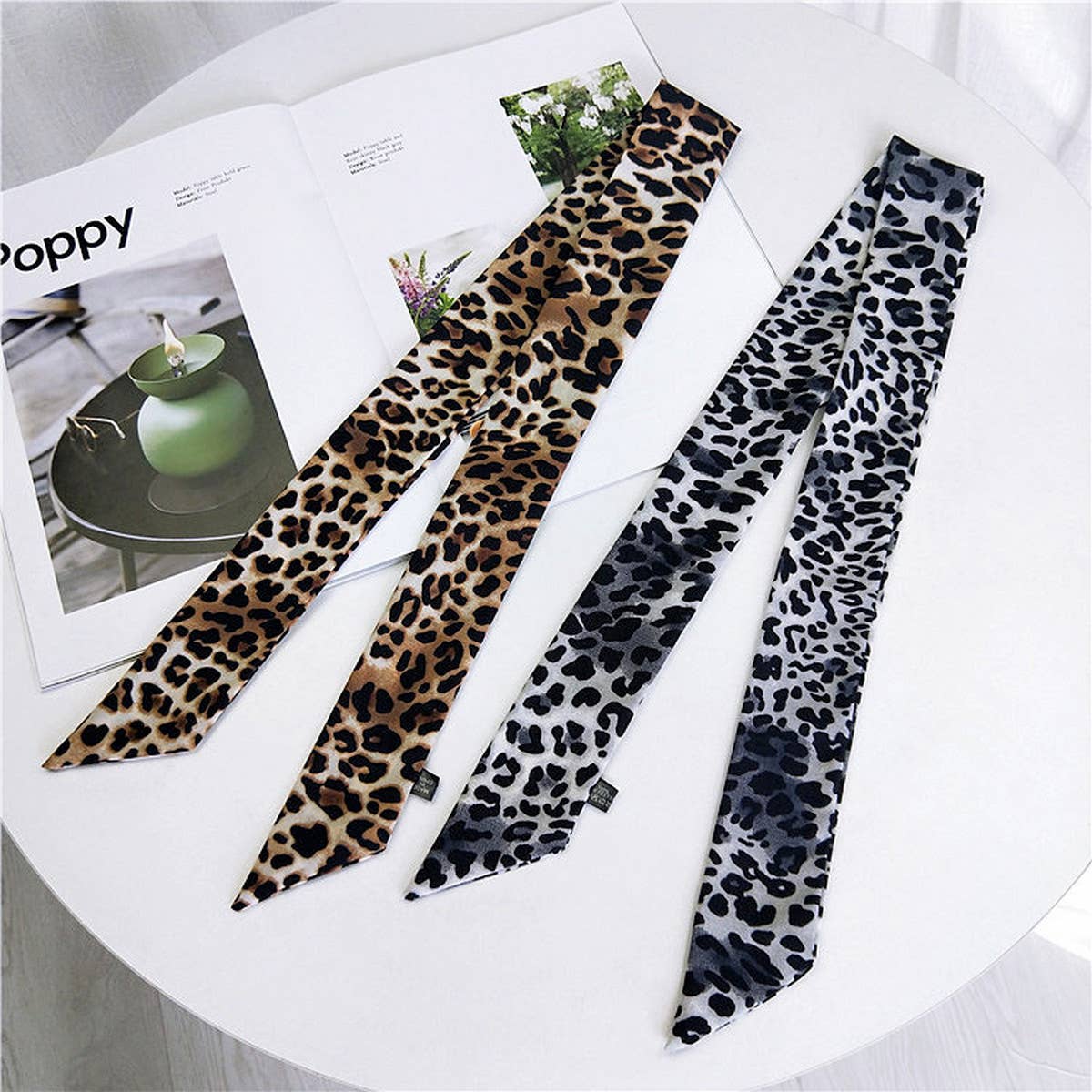 Cwasc2381_New Binding Bag Leopard Print Scarf