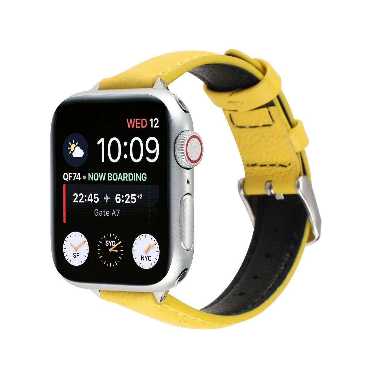 IWATCH9 1SE WOMENS APPLE WATCH8 SLIM LEATHER STRAP_CWWW0073