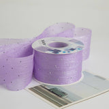 SILVER DOT HOT DIAMOND RIBBON BOW DIY RIBBON_CWMM5773