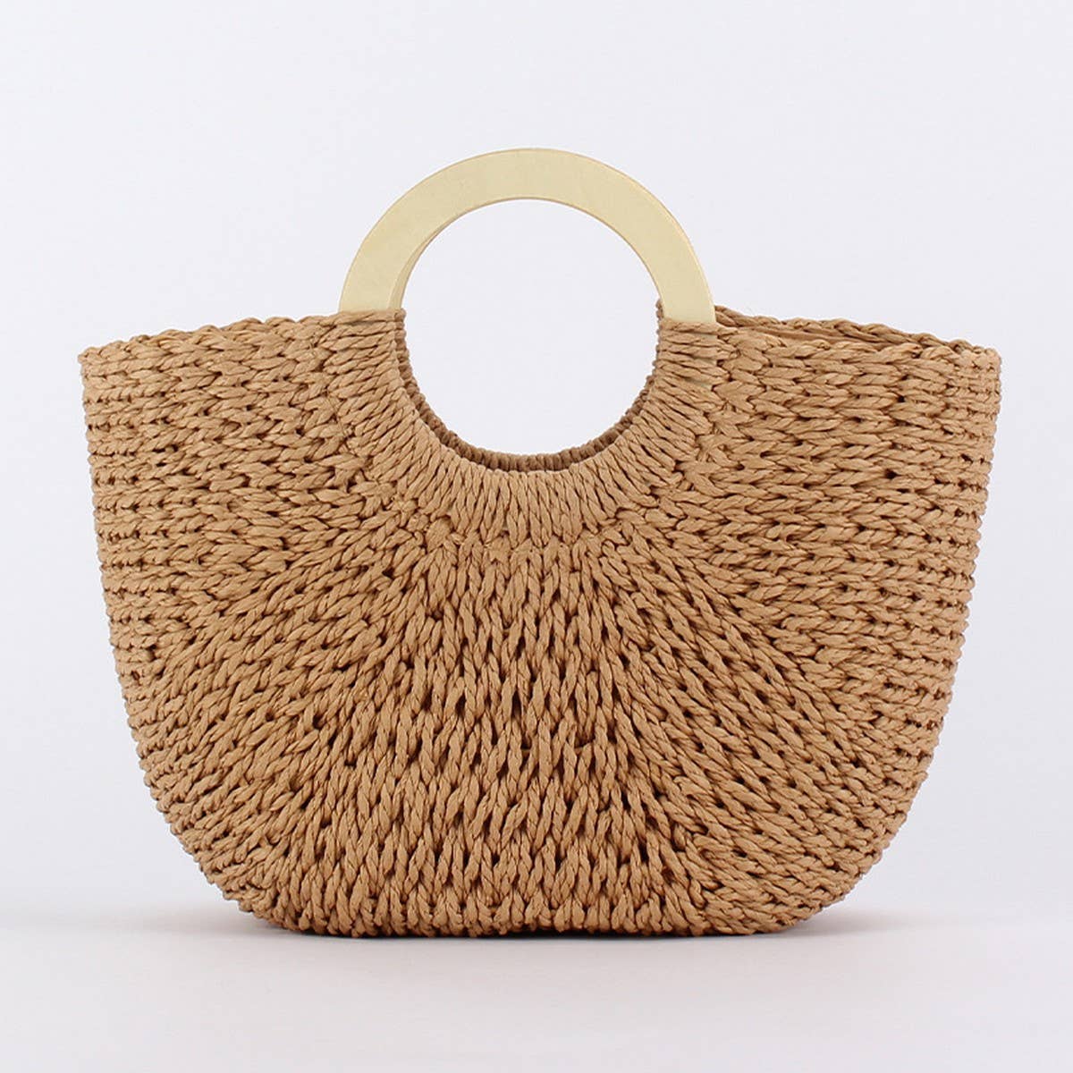Women'S Handmade Large Capacity Woven Bag_Cwab4708