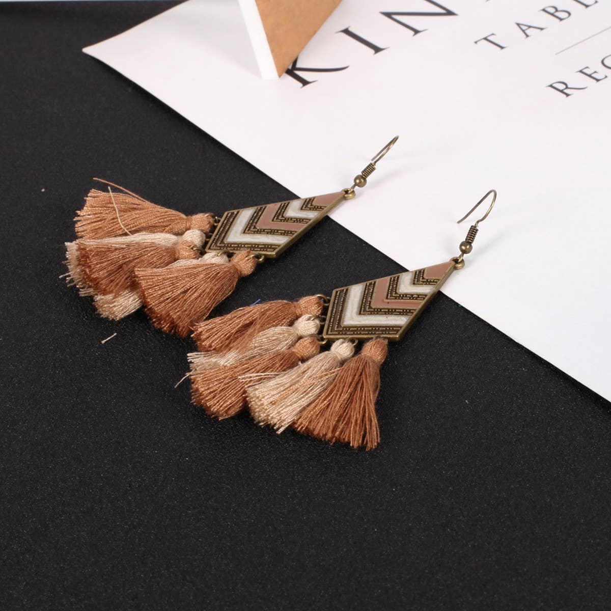 Versatile Tassel Gradient Earrings