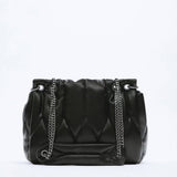 New Fashion Black Chain Quilted Shoulder Bag_Cwab3436