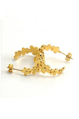 18K Gold Plated Stainless Steel Earrings_Cwaje0399