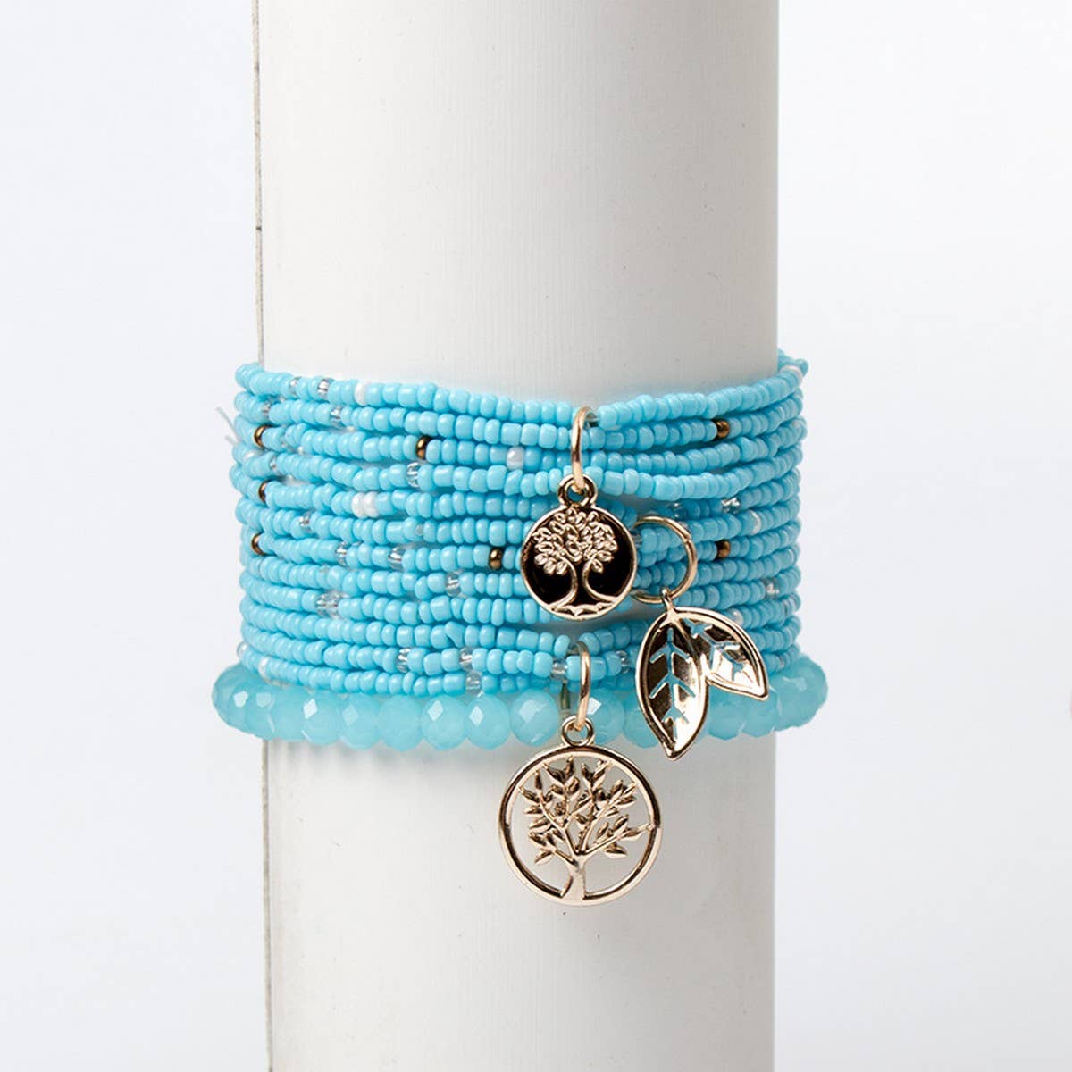 BOHEMIAN TREE OF LIFE FASHION WOMENS BRACELET_CWASC0694