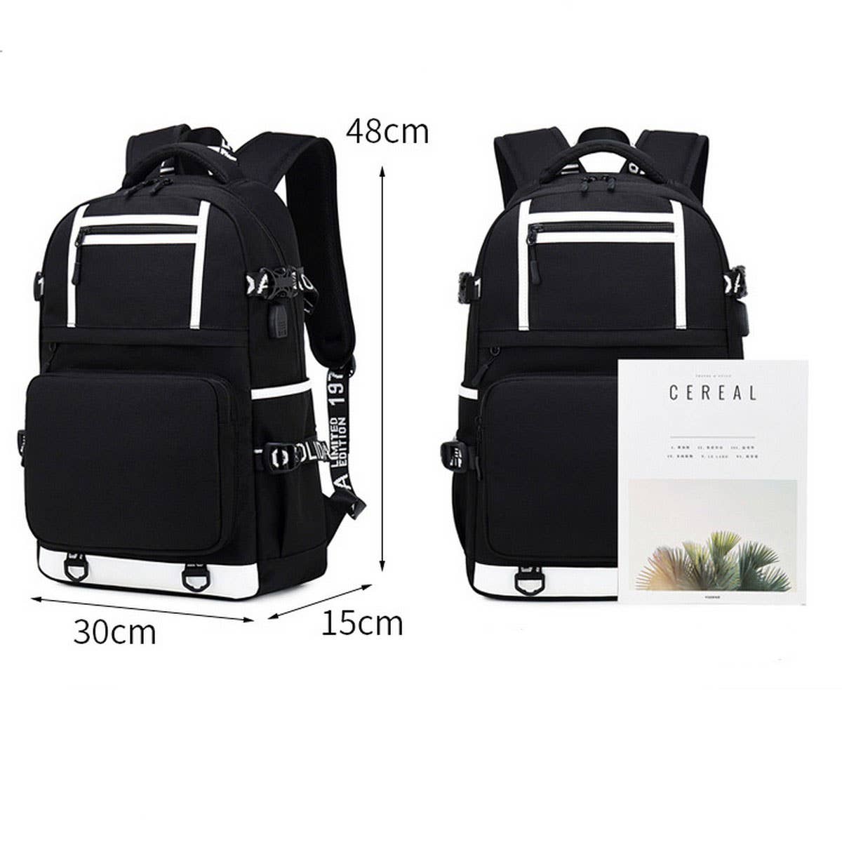 BOYS BACKPACKS FOR SCHOOL WATERPROOF OXFORD BAG_CWAB5389