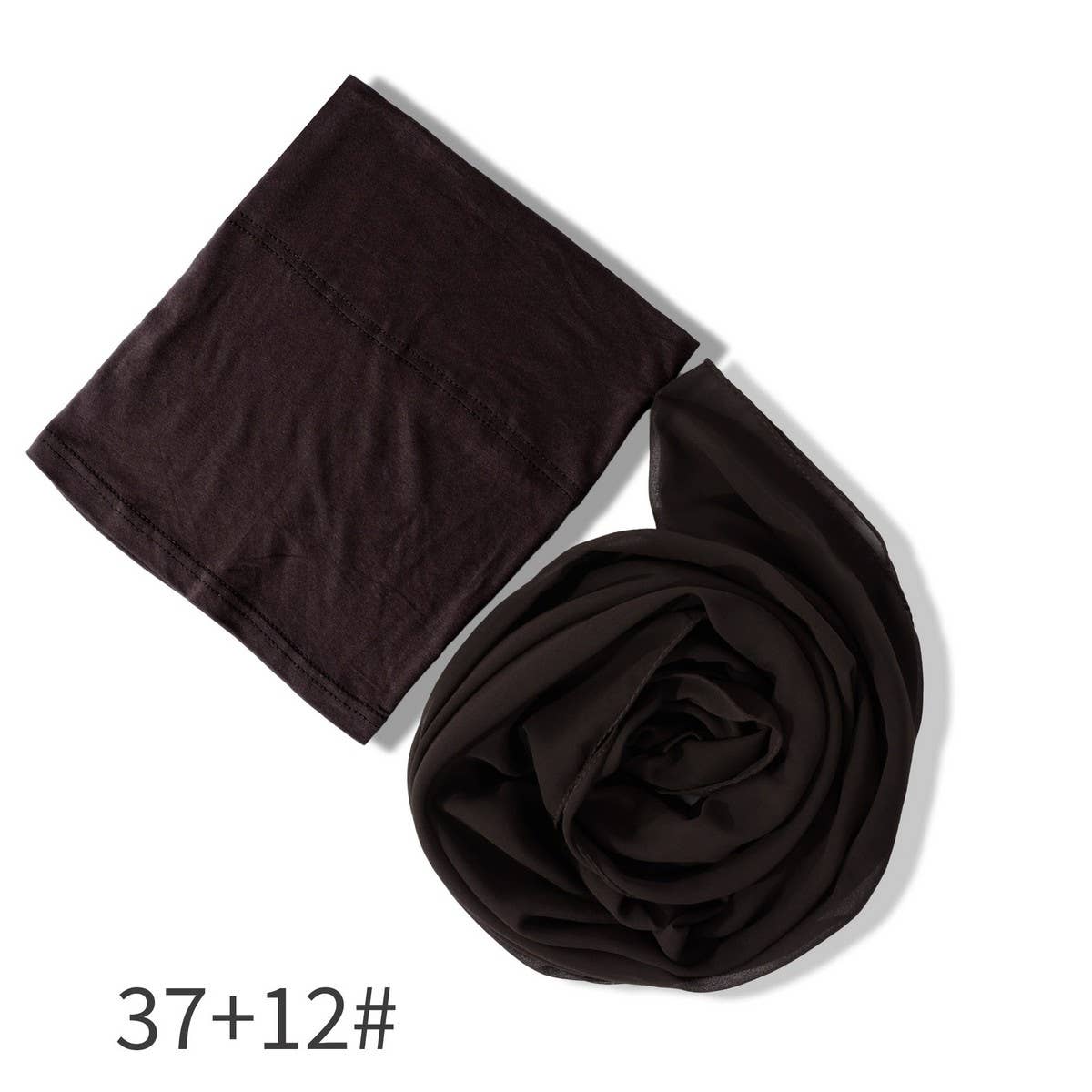 NEW STYLE PLEATED DRAWSTRING CHIFFON HEADSCARF_CWASC2434