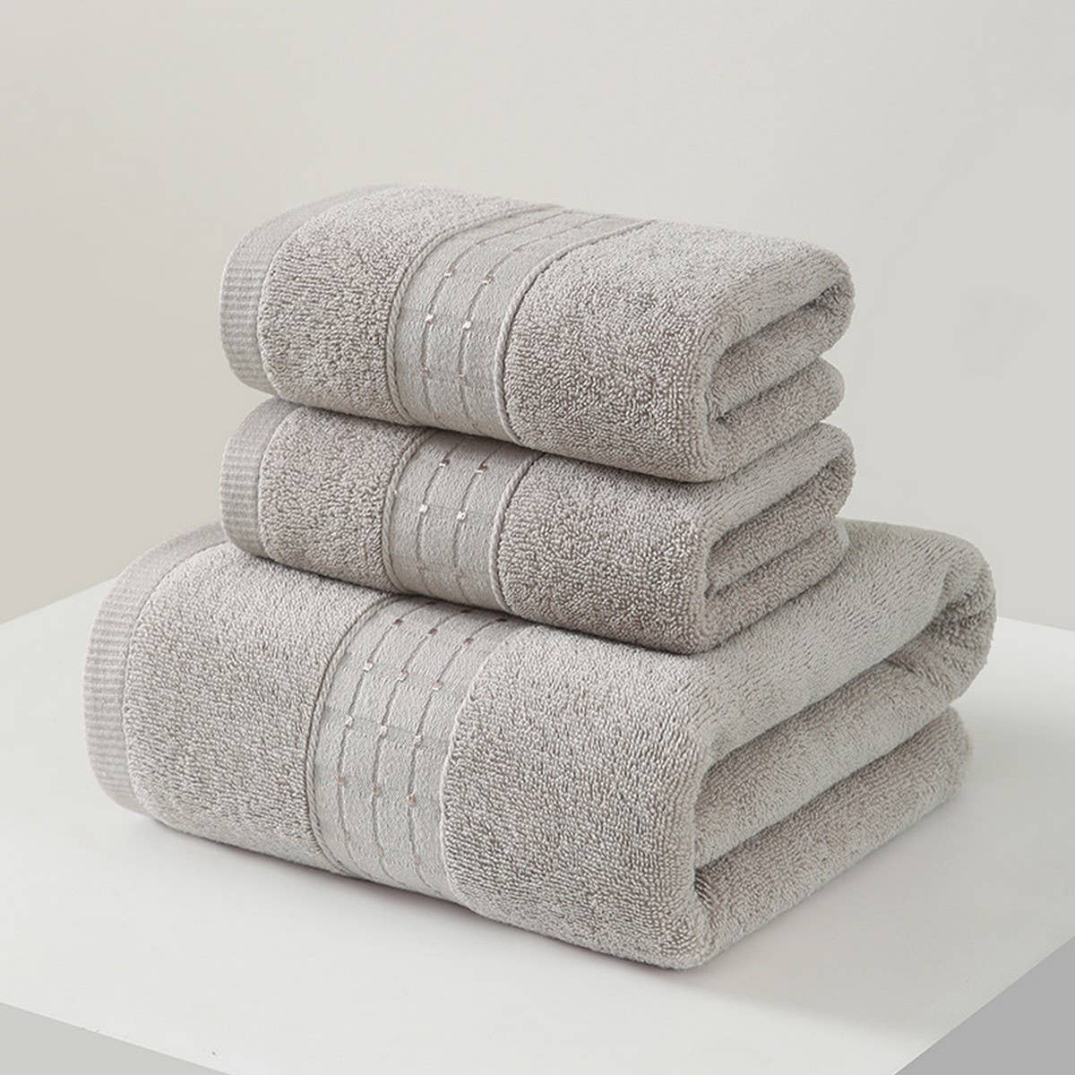 PURE COTTON THICK BATH TOWEL TWO PIECE SET_CWMM2275