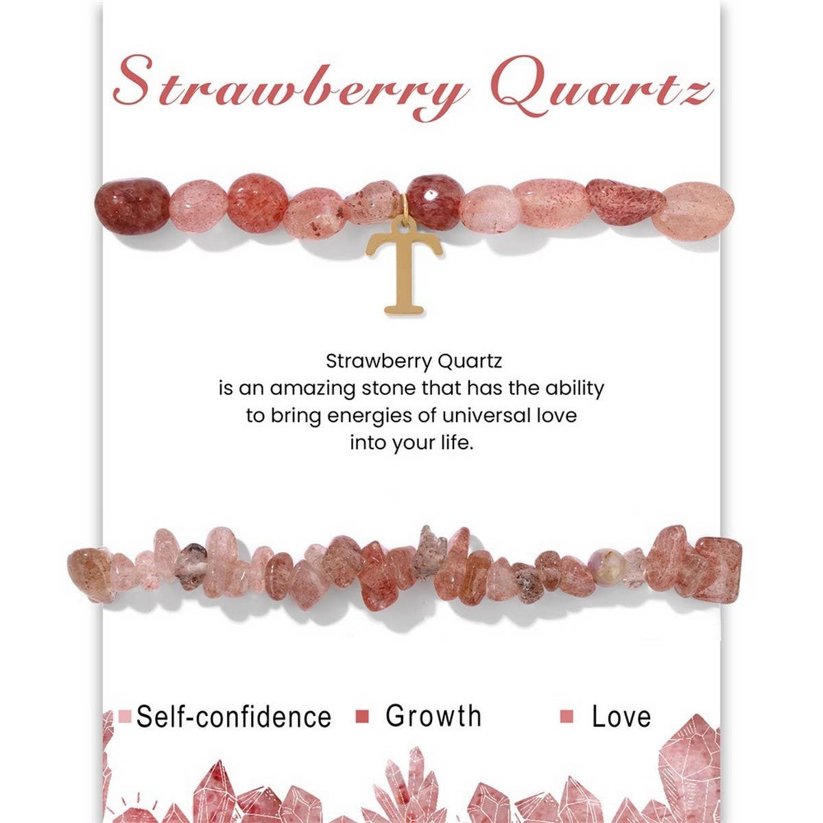 26 LETTERS IRREGULAR PENDANT BRACELET_CWAJE2105