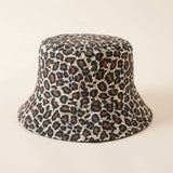FASHION NICHE LEOPARD PRINT BUCKET HAT_CWAH1392