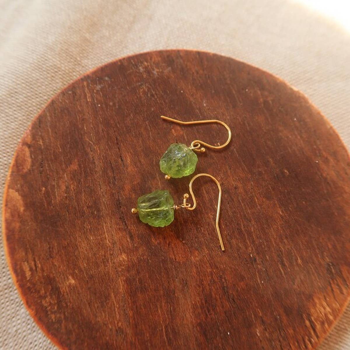 OLIVINE PENDANT FASHION EARRINGS_CWAJE1073